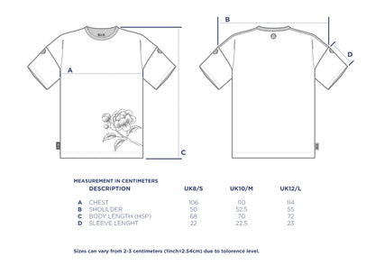 Rooted Courage Male Oversized Crewneck Tee - Earthen Tranquility