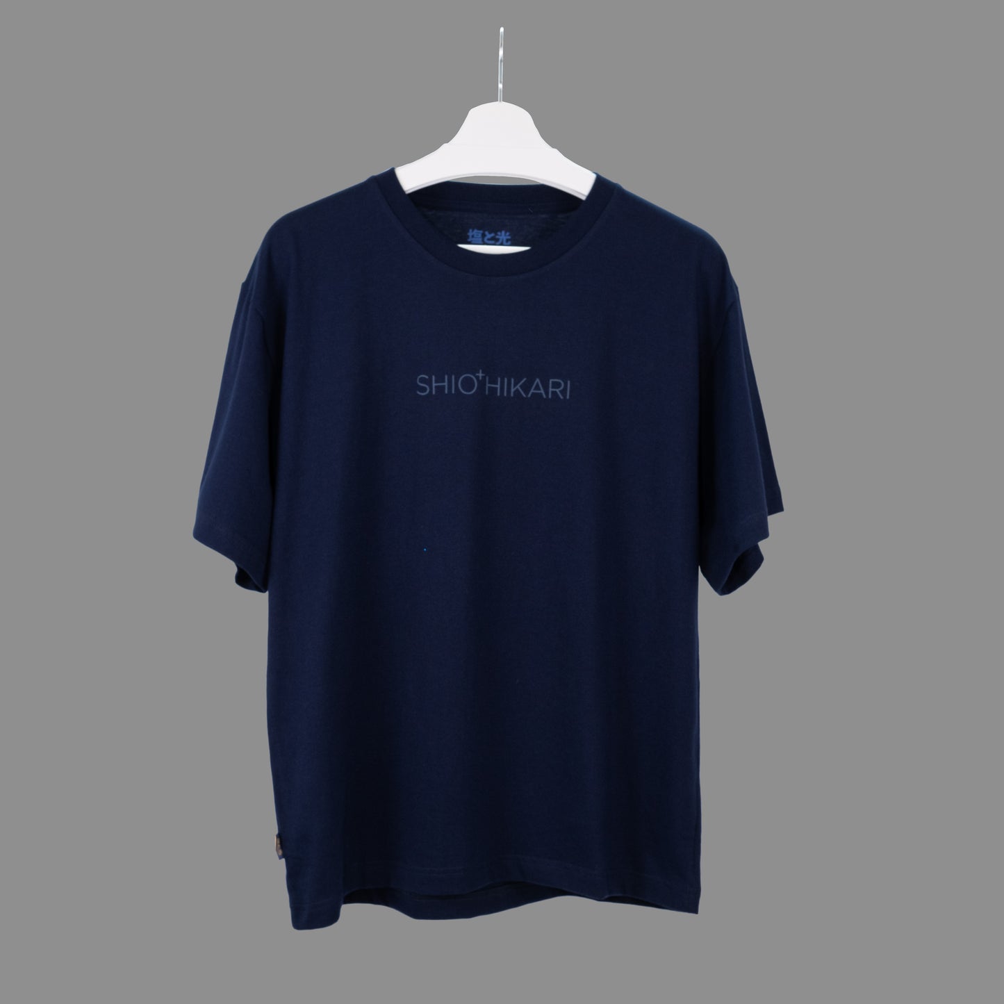 Blooming Honour Female Oversized Crewneck Tee - Indigo Reverie